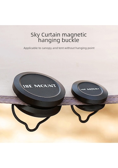 Qingmipy Ise Mount Outdoor Güçlü Manyetik Kanca - Kamp Çadırı Ve Aydınlatma Sabitleyici, Taşınabilir, Dayanıklı Malzeme İle Büyük Boy Çok Renkli