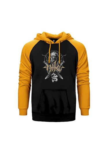 Nile Legacy Of The Catacombs Sarı Reglan Kol Kapşonlu Sweatshirt Sarı