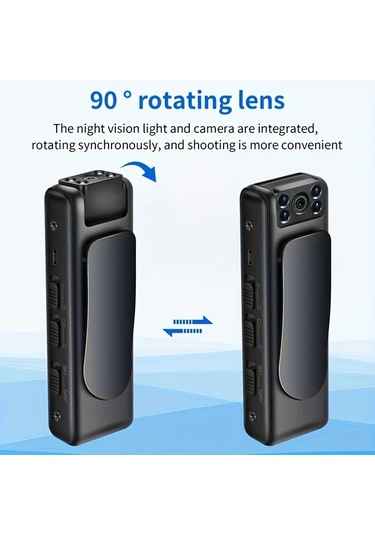 Dashanshop 1 Adet Gece Görüş Ve Hareket Algılamalı Dv Kamera - Usb Şarjlı Akıllı Telefon Uyumlu 1080p Güvenlik Kamerası