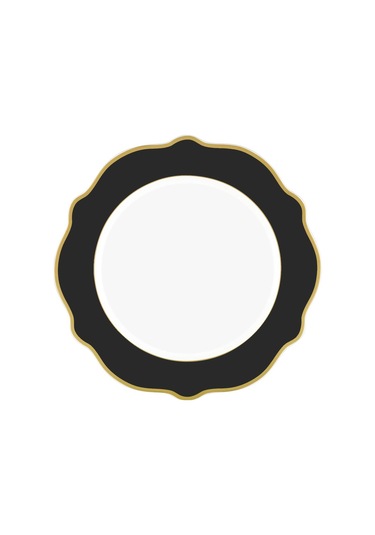 The Mia Jaswely Yemek Seti Siyah 24 Parça