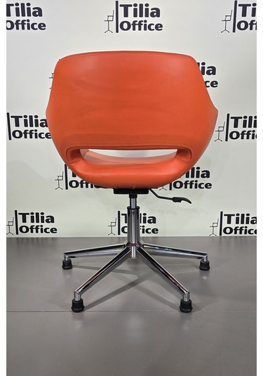 Monaco Çalışma Kesim Koltuğu Konik Sabit Ayak Turuncu