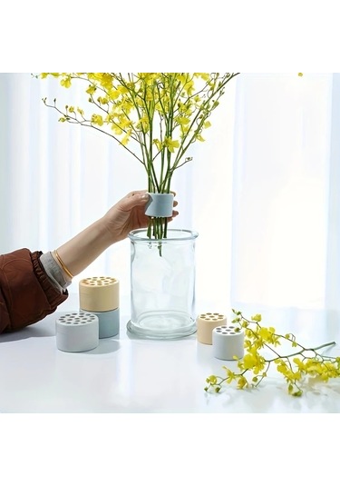 Cordial Yeşil Çiçek Düzenleme Aracı, Yeniden Kullanılabilir Buket Sap Tutucu, Dıy Düğün Çiçekleri