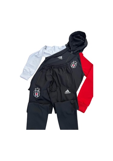 Kısmet Sepeti Siyah Kapüşonlu Rüzgar Geçirmez Kumaş İçi İnce Pamuk Kaplı Siyah Beyaz Nakış İşlemeli Çocuk Eşofman Takımı Siyah - Beyaz - Kırmızı Kısmet Sepeti Siyah Kapüşonlu Rüzgar Geçirmez Kumaş İçi İnce Pamuk Kaplı Siyah Beyaz Nakış İşlemeli Çocuk Eşofman Takımı Siyah - Beyaz - Kırmızı