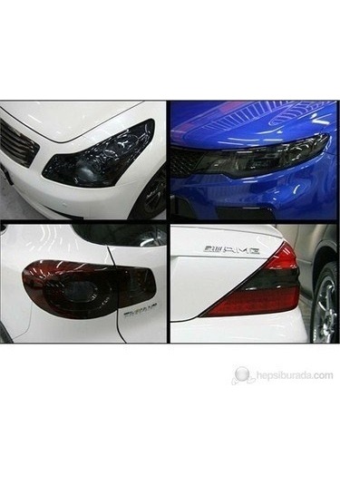 Far Stop Filmi Siyah Folyosu Kaplama Şeffaf Dayanıklı 1 Metre