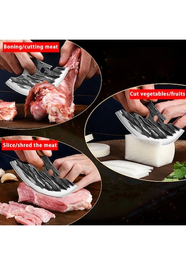 MSO Mutfak VIP Kalite Paslanmaz Çelik Et & Balık Bıçağı