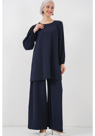 Bigdart Ayrobin Tunik Pantolon Alt Üst Takım 6712 - Lacivert