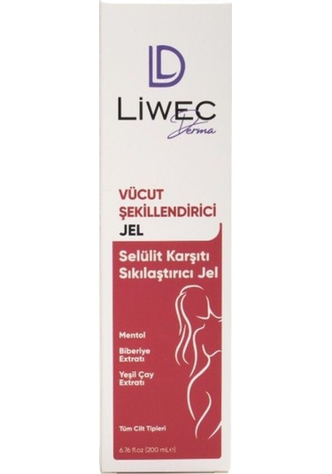 Liwec Derma Selülit Karşıtı Sıkılaştırıcı Jel 200 ML