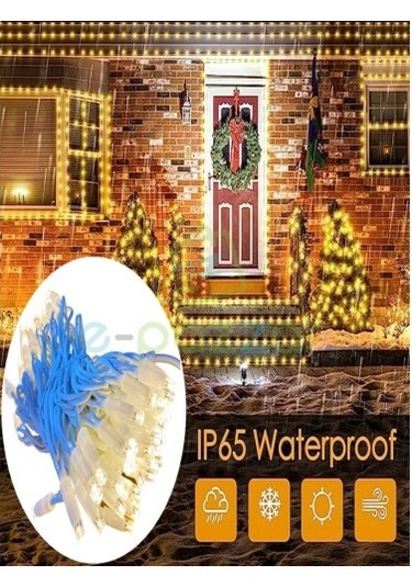 10m 100 Led Ip65 Dış Mekan Led Işık Beyaz Kablo Tdrtr Çok Renkli