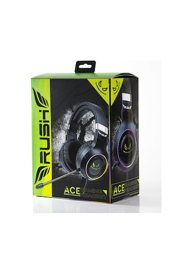 Rush Ace RHX55 7.1 Surround Titreşimli RGB Oyuncu Gaming Kulaklığı