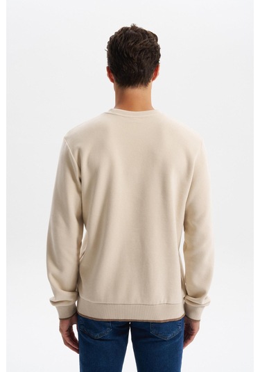 Arma Erkek Regular Fit Karbon Fırçalı Selanik Kumaş Bisiklet Yaka Süs Etiketli Kazak K30124698802 Bej Arma Erkek Regular Fit Karbon Fırçalı Selanik Kumaş Bisiklet Yaka Süs Etiketli Kazak K30124698802 Bej