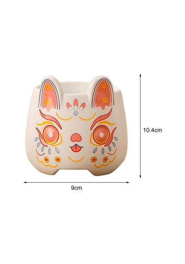 Suntek Tavşan Şekli Kahve Fincanları Süt Yoğurt Ofis Beyaz