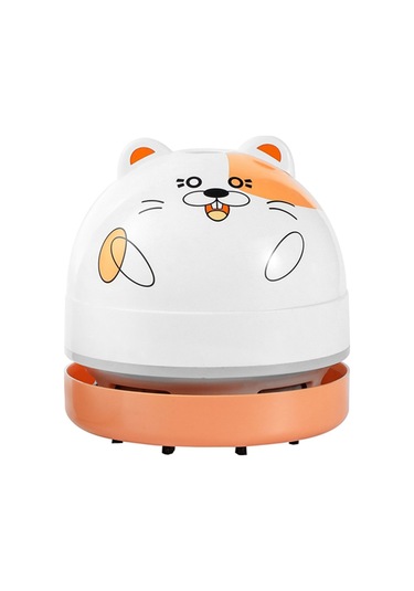 Jeemson M20 Hamster Modeli Masaüstü Süpürge - Toz Ve Parçacık Temizleyici, 2xaa Pil İle Çalışır Pil Dahil Değil