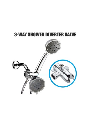 Besthome1 3 Yönlü Krom Duş Valfi - G1/2 Bağlantılı, Pratik Çözüm, El & Sabit Başlık İçin Diğer