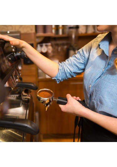 Moveevo Stainless Steel Espresso Çekirdek Karıştırıcı - Ergonomik Tutuş,均匀 Dağıtım, İçinden Geçirmeyi Optimizasyon, Siyah 13.5x2cm Diğer