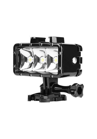 Yifomall 30 Metre Su Geçirmez Led Feneri - 300 Lumen, 3 Mod, Spor Kameralar İçin Gopro, Sjcam, Xiaomi Uyumlu Diving Fotoğraf Doldurma Işığı Çok Renkli