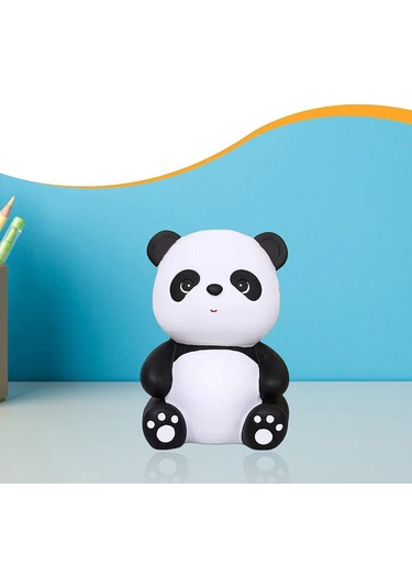 Suntek Kızlar Için Panda Heykeli Para Kumbarası Dekor Sevimli 13,5 Cm X 14,5 Cm X 19,5 Cm