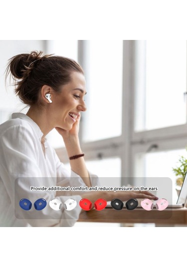 Silikon Kulak Tıkacı Koruma Gürültü Azaltma Rahat Air Pods 4 Kulaklıklar İçin