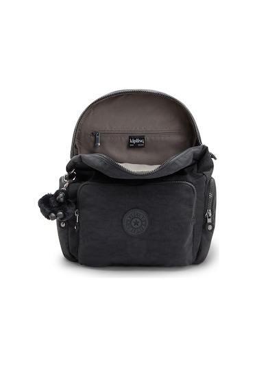 Kıplıng City Zip S Küçük Boy Sırt Çantası Siyah Black Noır Siyah