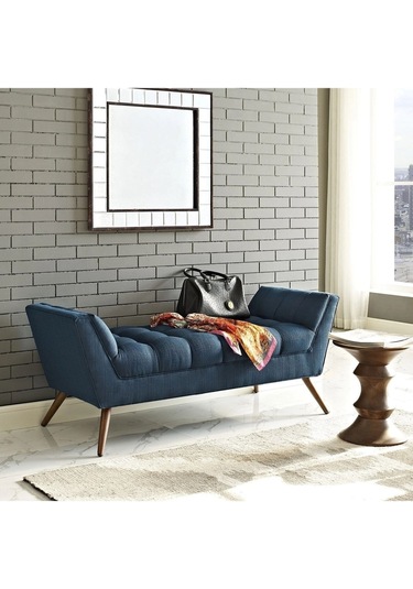 Anka Puf Bench Bank Mavi