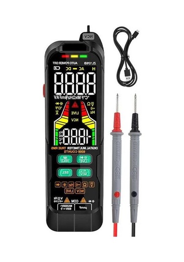 Besthome1 Portatív Multimetro Inteligente - Ncv Ölçüm, 6000 Sayım, Usb Şarjlı, Veri Depolama Ve Fenerli