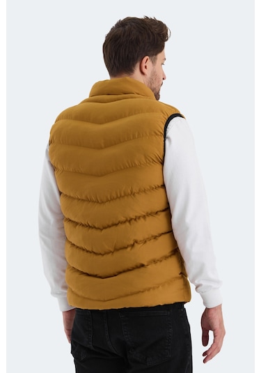 Slazenger HAMMER I Erkek Şişme Yelek Hardal Yelek