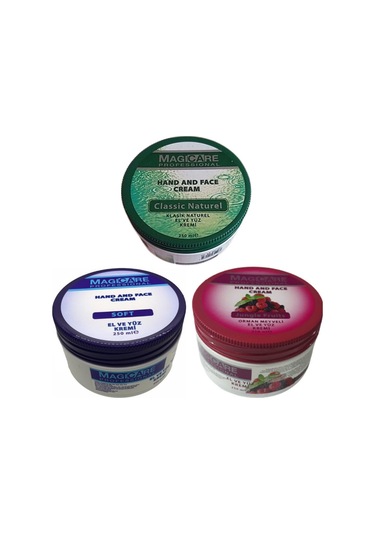 Magicare Soft + Classic Naturel + Orman Meyveli El ve Yüz Kremi 250 ML