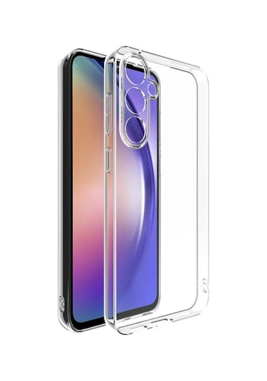 Logis Samsung Galaxy Uyumlu A16 Kılıf Süper Silikon Şeffaf Şeffaf