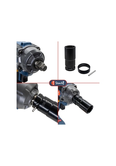Stechend SX35-2x4.0 Darbeli Somun Sıkma 1/2" 500Nm 20v 4.0Ah