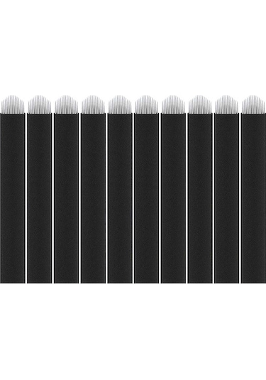 Ellea Nail Kalıcı Makyaj 14 Pin Microblading İğnesi 14U 10'Lu Pak