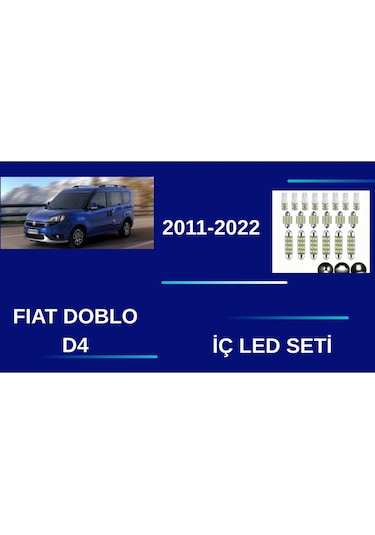 Fıat Doblo D4 Uyumlu İç Aydınlatma Seti Led