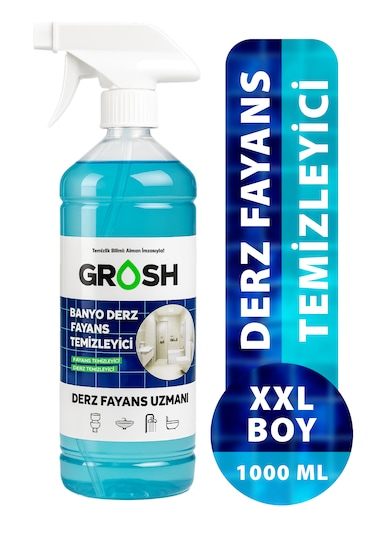 Grosh Banyo Derz Fayans Temizleyici Sprey 1 Litre Blue Shine