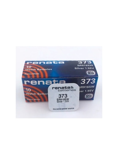 Renata 373 SR916SW 1.55V Saat Pili 10'lu