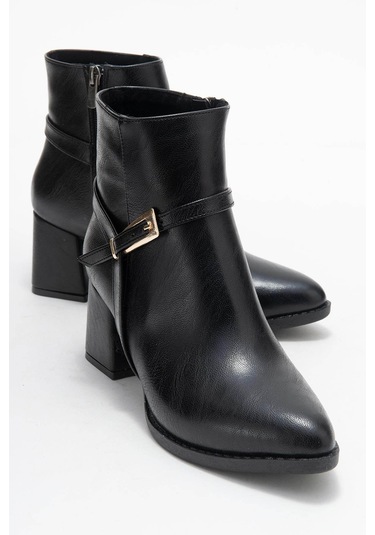 Trender Siyah Kadın Bot & Bootie 21-t064 Siyah