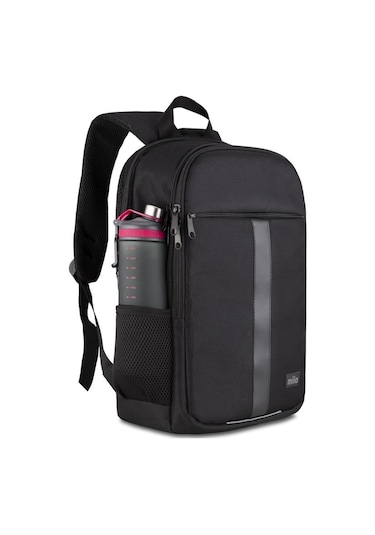 Classone 15.6'' Mila Serisi W600 - Macbook,mac Air Uyumlu Reflektörlü - Laptop Sırt Çantası - Siyah Siyah