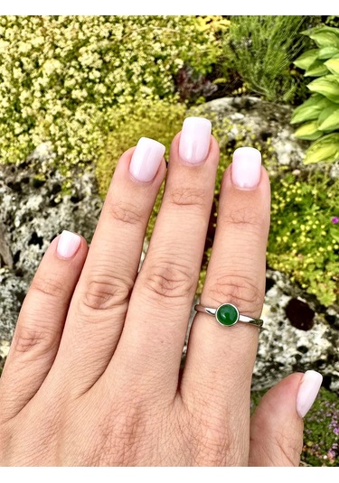 Elana Doğal Kristoprazlı Yüzük 151024255 Yeşil