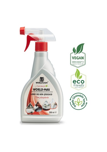 Worldchem Worldmax Bitkisel Leke ve Kir Çözücü Vegan 500 ML