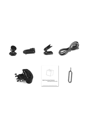 Teltree Siyah Mini Kamera: Hd 1080p, 6 Infrared Gece Görüşü, Hareket Algılama, Tf Kart Desteği 8-32gb - Araç/ev/güvenlik Kamera