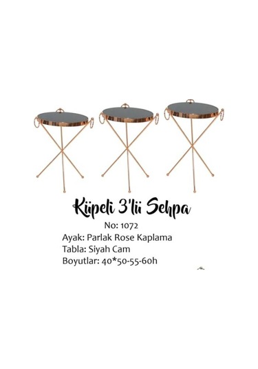 Zigon Lükens Model Parlak Roza Renk Kayın Klasik Ayak El Yapım