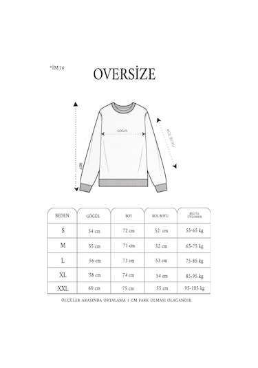 Üç İplik Bisiklet Yaka Baskılı Sweatshirt - Siyah Siyah