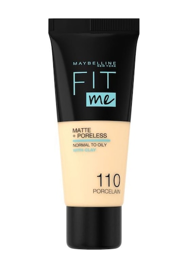 Maybelline New York Fit Me Matte+Poreless Fondöten No:110 Porcelain 30 ML