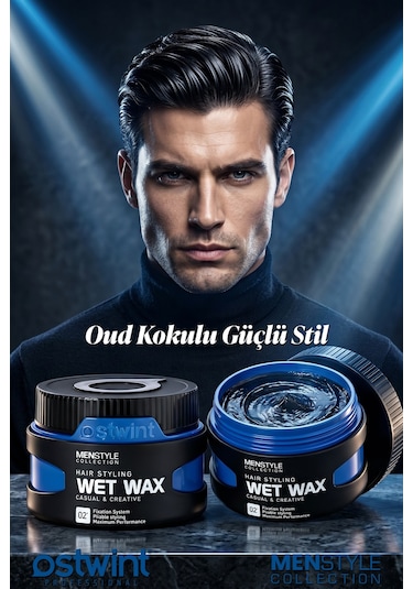 Ostwint Menstyle Collection Profesyonel Saç Şekillendirici Wet Wax 150 ML
