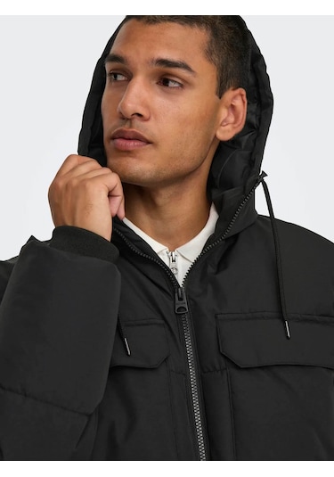 Only & Sons Erkek Mont Siyah 22029661 Onselıjah Pckt. Hood Jacket Otw Noos 25kw21000040 W21002 Siyah Only & Sons Erkek Mont Siyah 22029661 Onselıjah Pckt. Hood Jacket Otw Noos 25kw21000040 W21002 Siyah