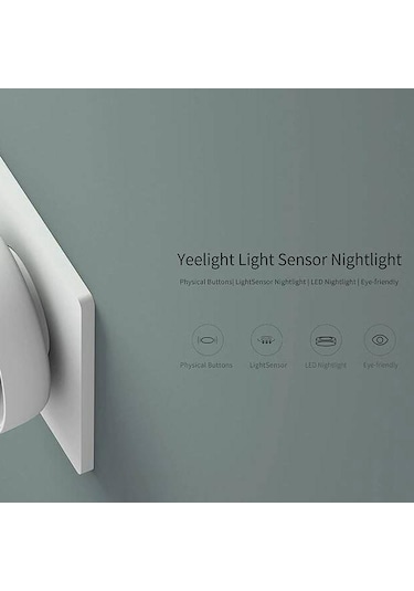 Xıaomı Yeelight Led Gece Lambası İnsan Vücudu Işık Sensörü İle Acil Durum Lambası Akıllı Kapalı Yatak Odası Aydınlatması İçin Us Plug Diğer