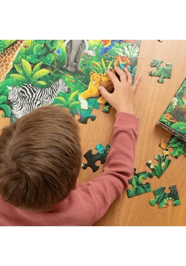 Crocodile Creek Puzzle - 100 Parça - Orman Cenneti