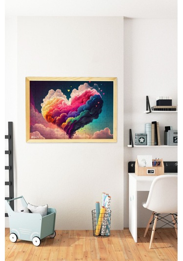 Ahşap Çerçeveli Puzzle - Tablo Hthp - 013 23 X 32 120 Parça