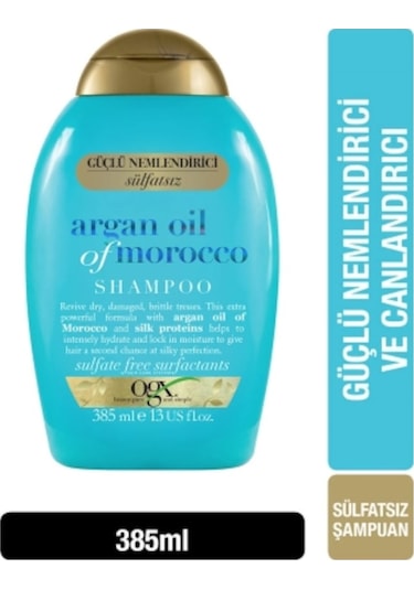 OGX Organix Argan Oil Of Morocco Ekstra Güçlü Nemlendirici ve Canlandırıcı Şampuan 385 ML