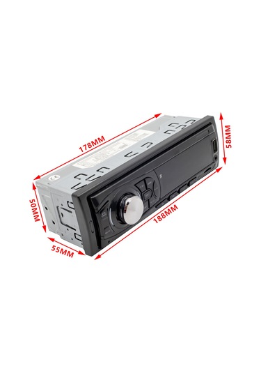 Ximistore9 12v Araç Bluetooth Mp3 Çalar - Tf Kart, Usb, Fm Radyo Ve Uzaktan Kumandalı