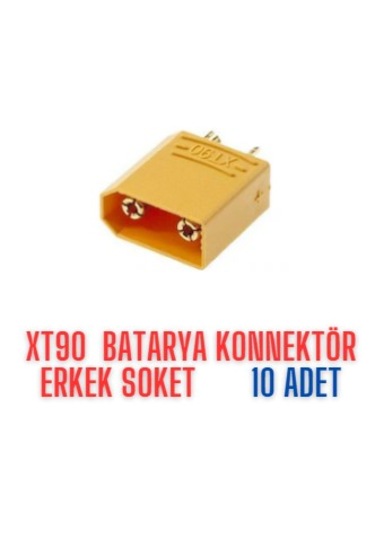 Xt90 Batarya Konnektör Erkek Soket 10 Adet