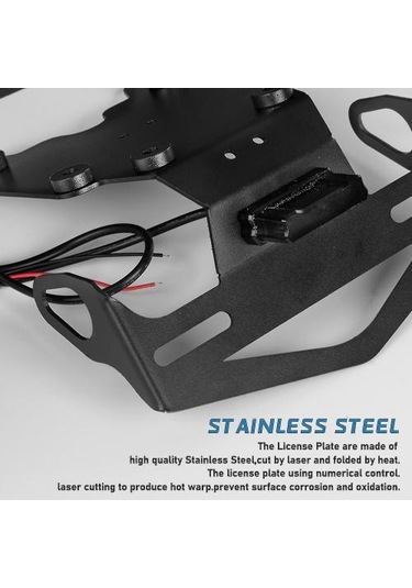 Tenere 700 Plaka Tutucu Kuyruk Düzenleyici Çamurluk Eliminatörü Led Işık Yamaha Tenere700 Ralli Xtz700 T7 Xt700z 2019 2020 2021