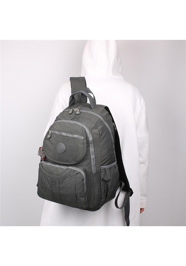 Kenyon Cox 8860 Gri Unisex Klınkır Maymunlu Günlük Ve Okul Sırt Çantası 8860 - Gri